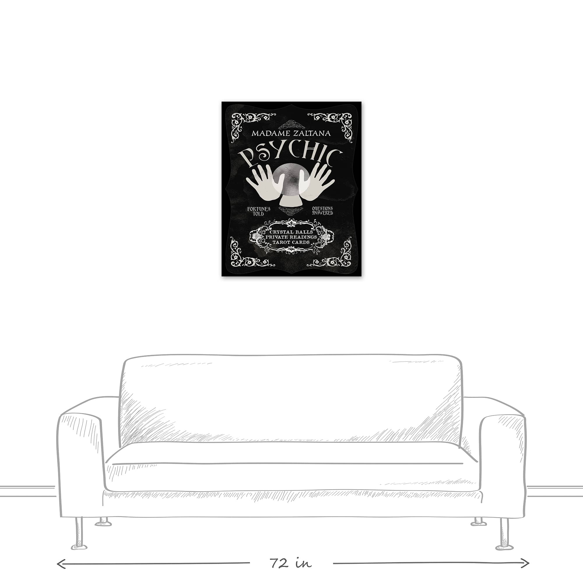 Psychci Readings 5 24" x 30" Canvas Wall Art