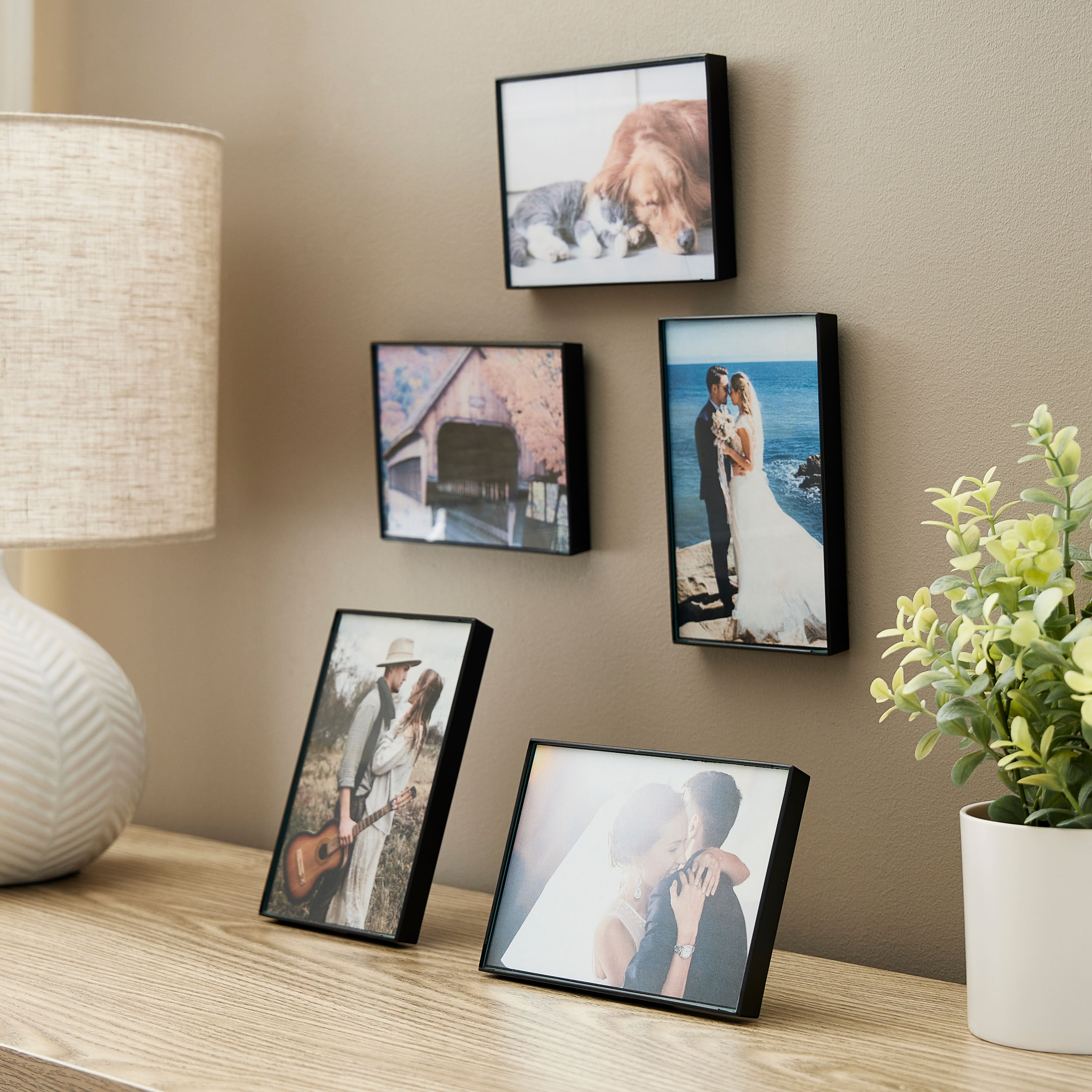 6 Pack Basics 4" x 6" Black Frames by Studio Décor®