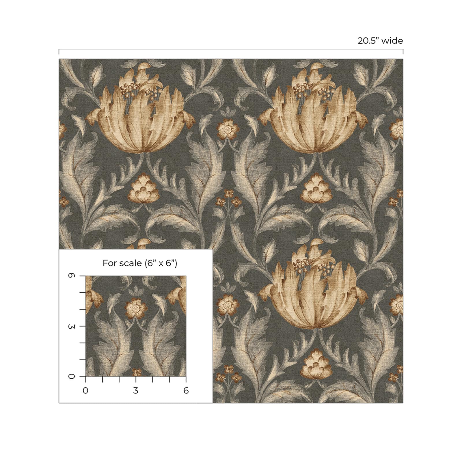 Surface Style Charmed Beauty Peel & Stick Wallpaper