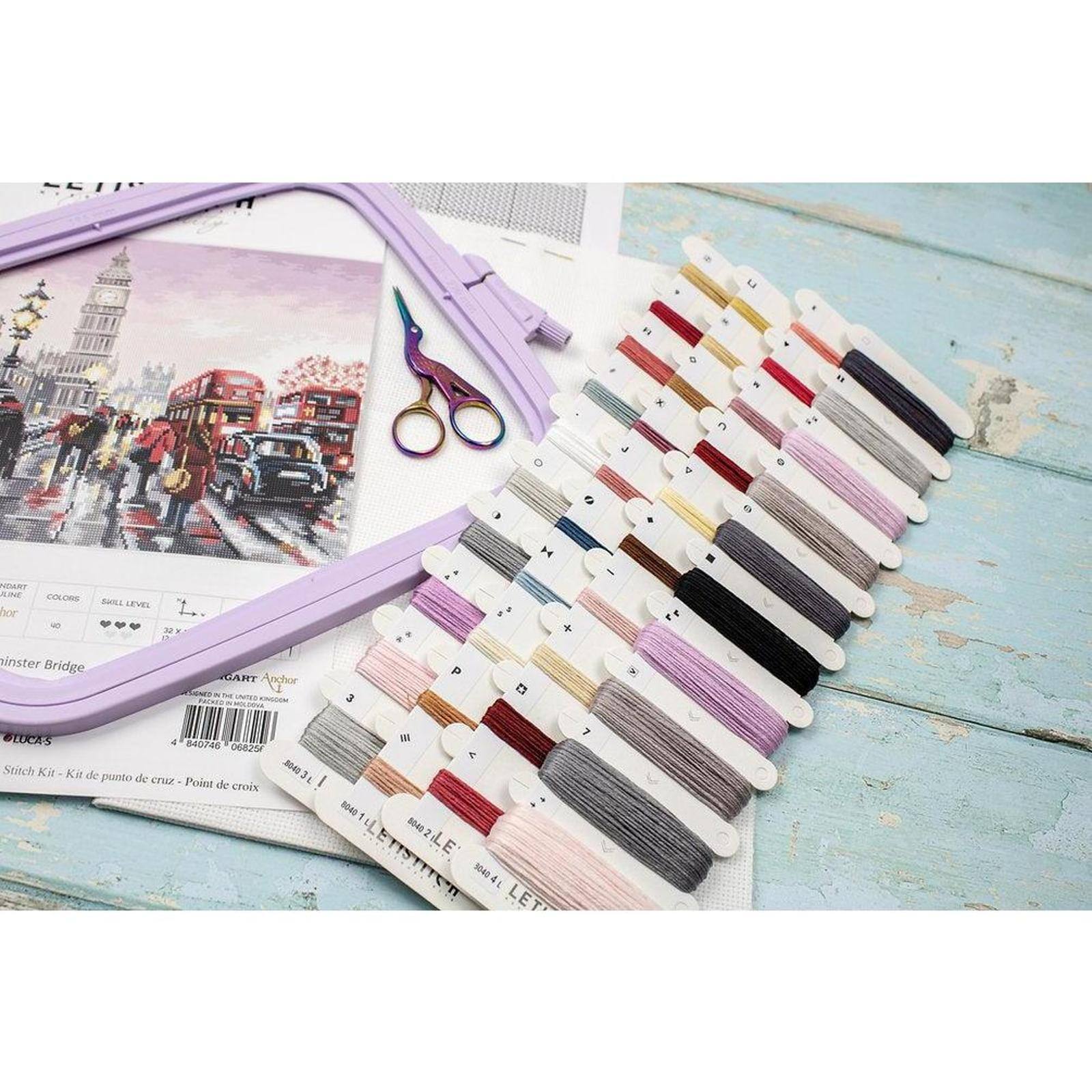 LetiStitch Westminster Bridge Counted Cross Stitch Kit