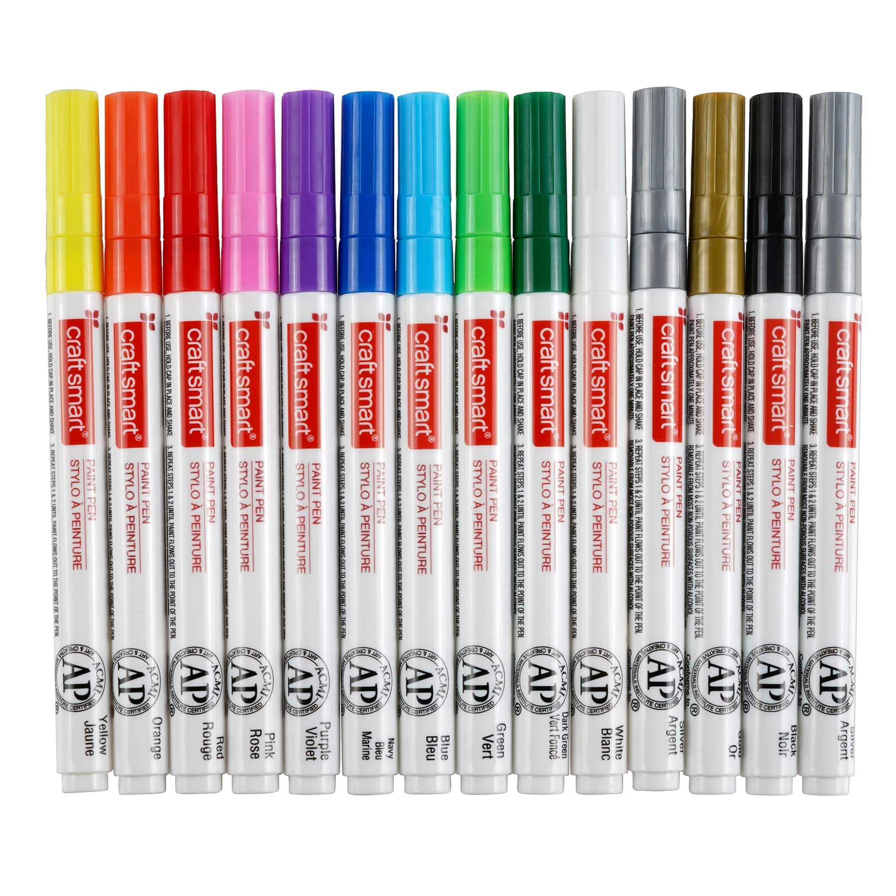 8 Packs: 14 ct. (112 total) Medium Line Tip Paint Pen Set by Craft Smart®