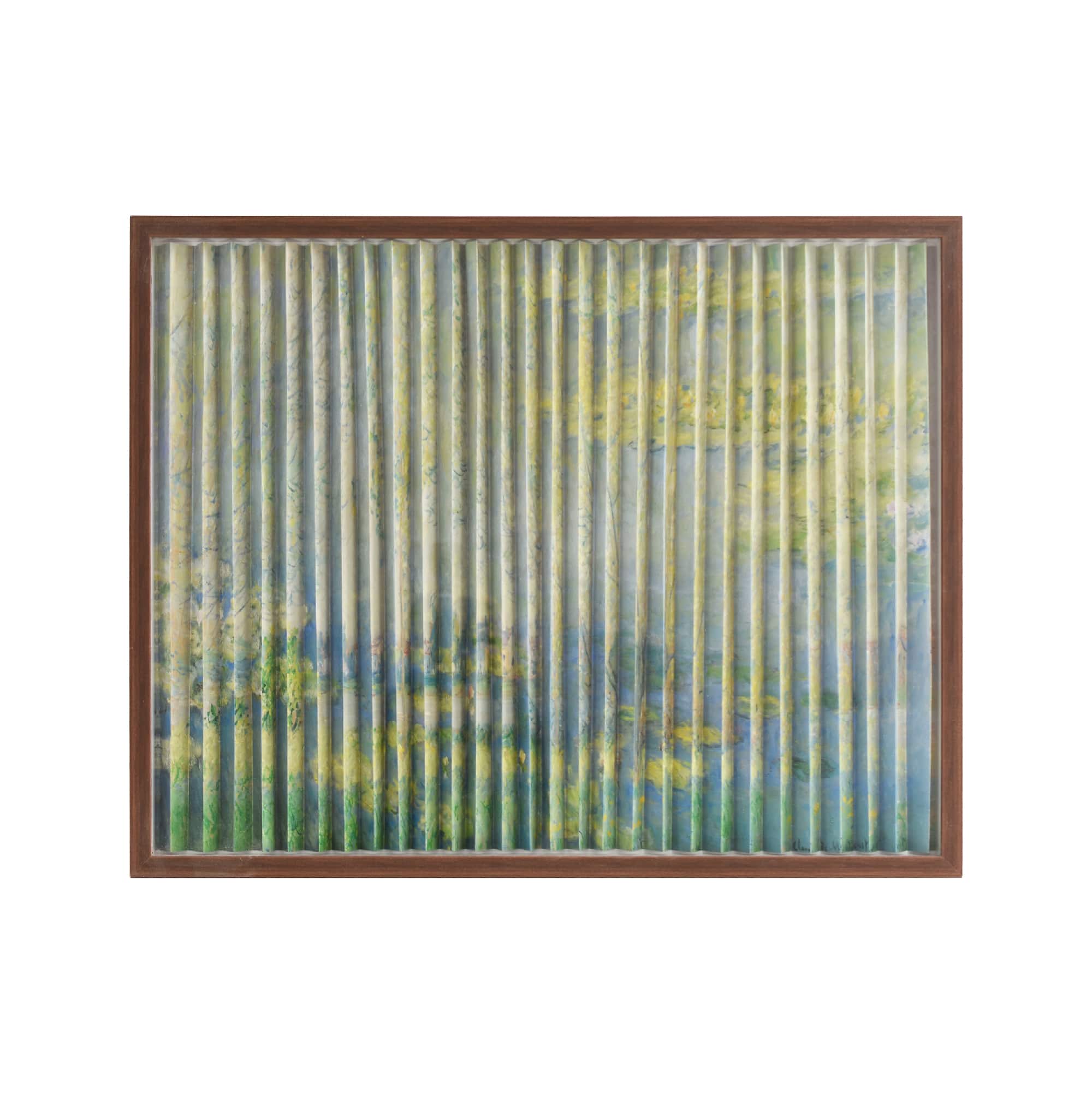 American Art Decor 29" x 23" Double Sided Van Gogh Monet Framed Wall Art Décor