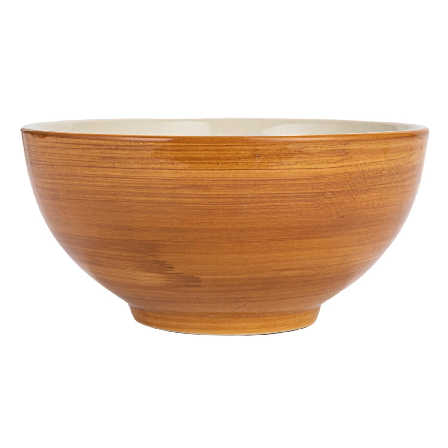 Hello Honey® 8" Hand-Painted Wax Relief Pattern Stoneware Bowls, 6ct.