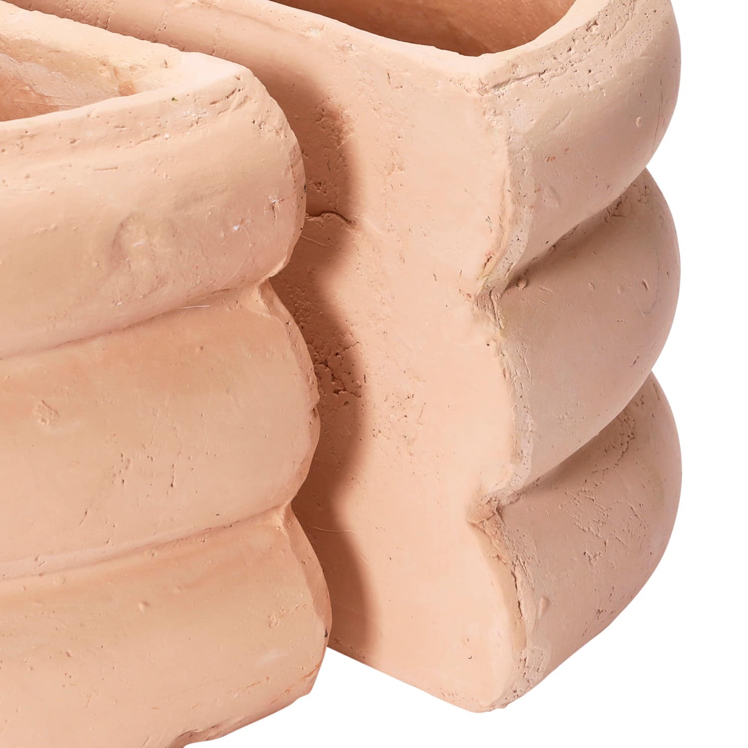 Hello Honey® Terracotta Half Circle Vase Bookends, 2ct.