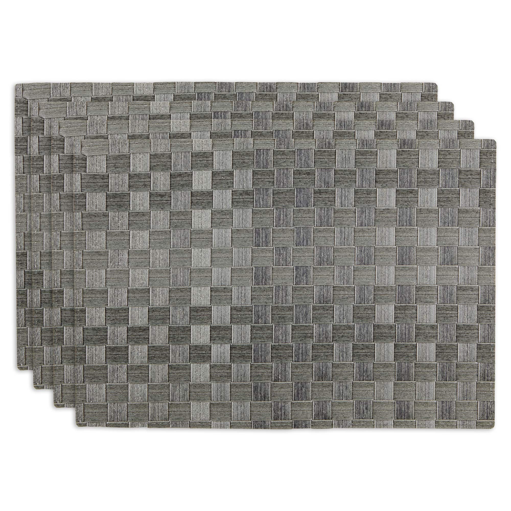 DII® Reversible Basket Weave Woven Placemats, 4ct.