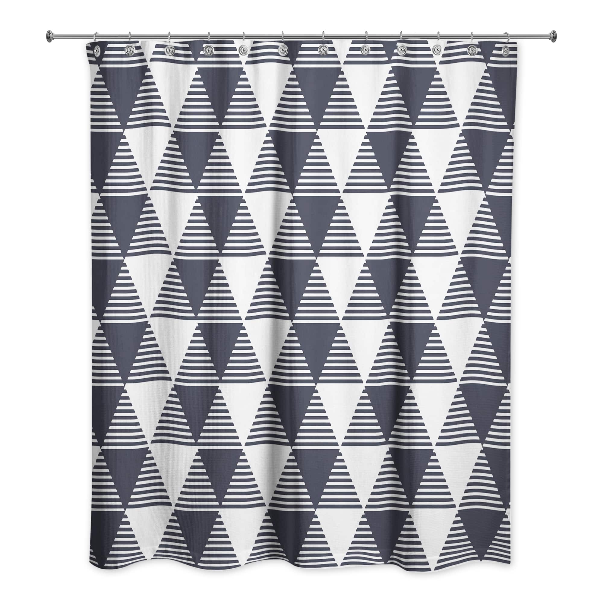 Triangles Shower Curtain