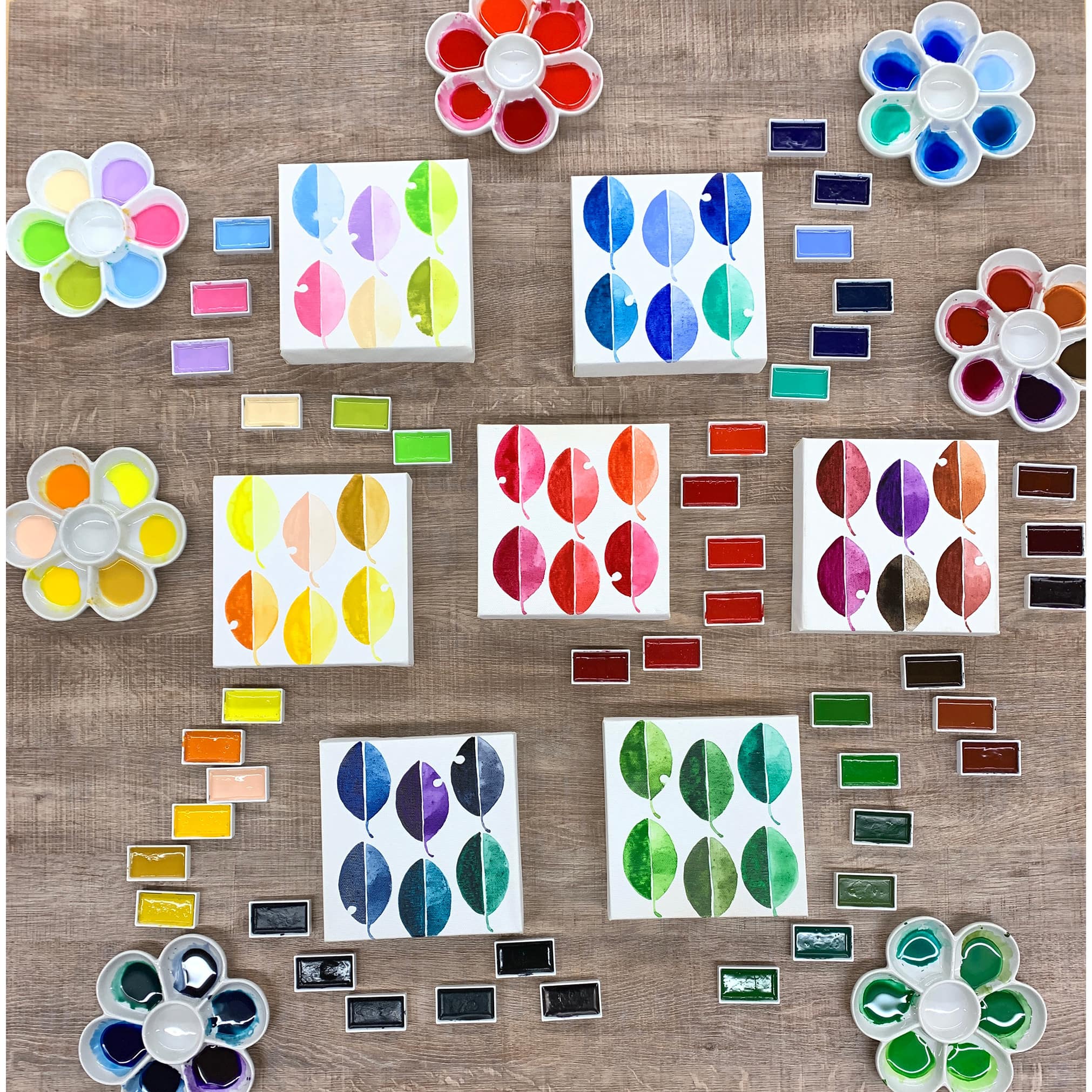 Kuretake GANSAI TAMBI™ 24 Colour Watercolour Set