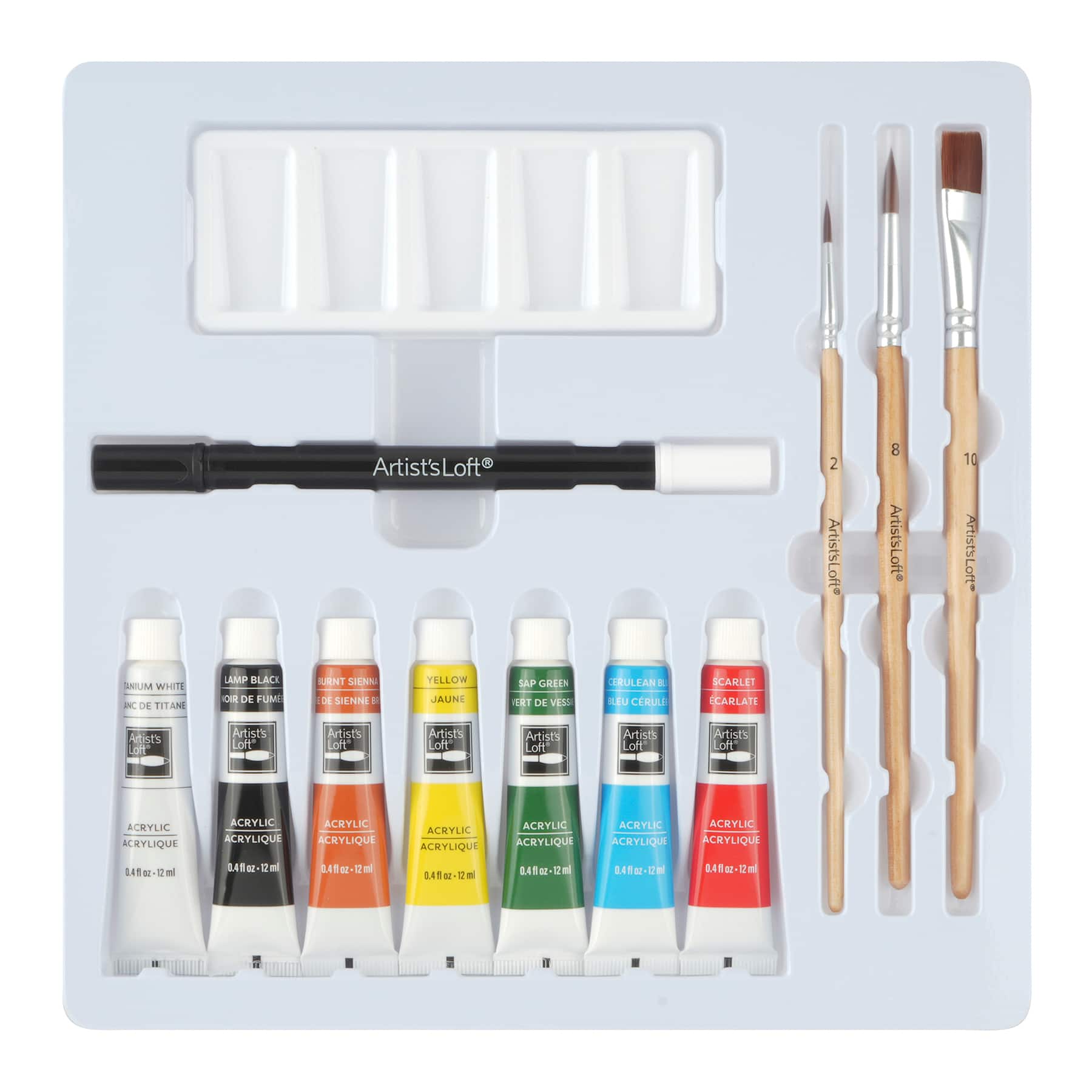 11" x 11" Penguins Canvas Painting Kit by Artist's Loft®