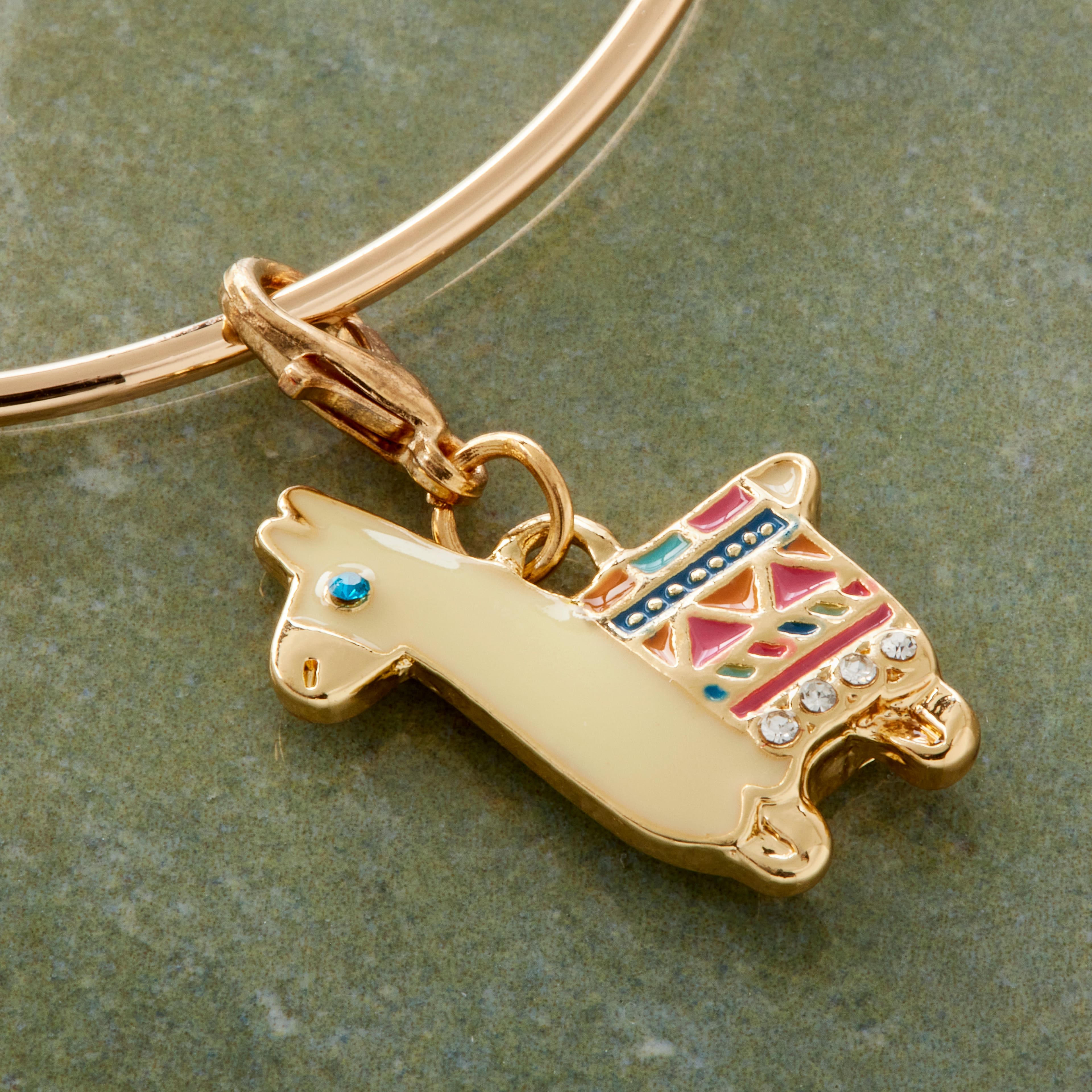 12 Pack: Multicolor Llama Charm by Bead Landing™