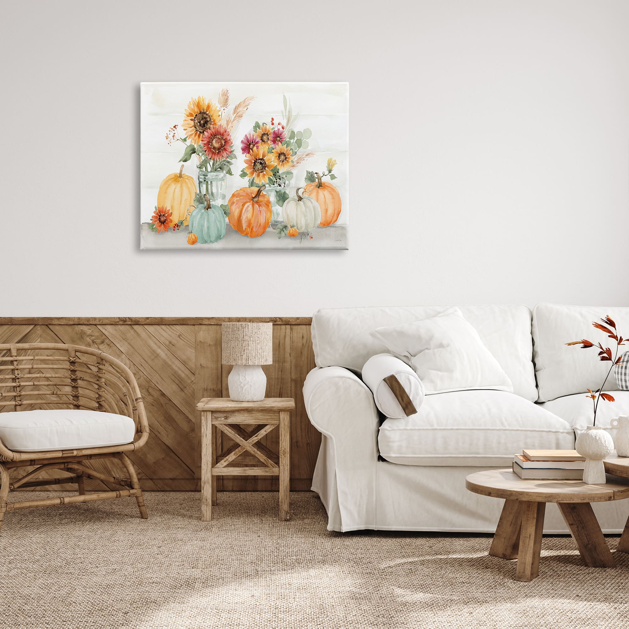 Stupell Industries Autumn Ramble Country Bouquets Canvas Wall Art