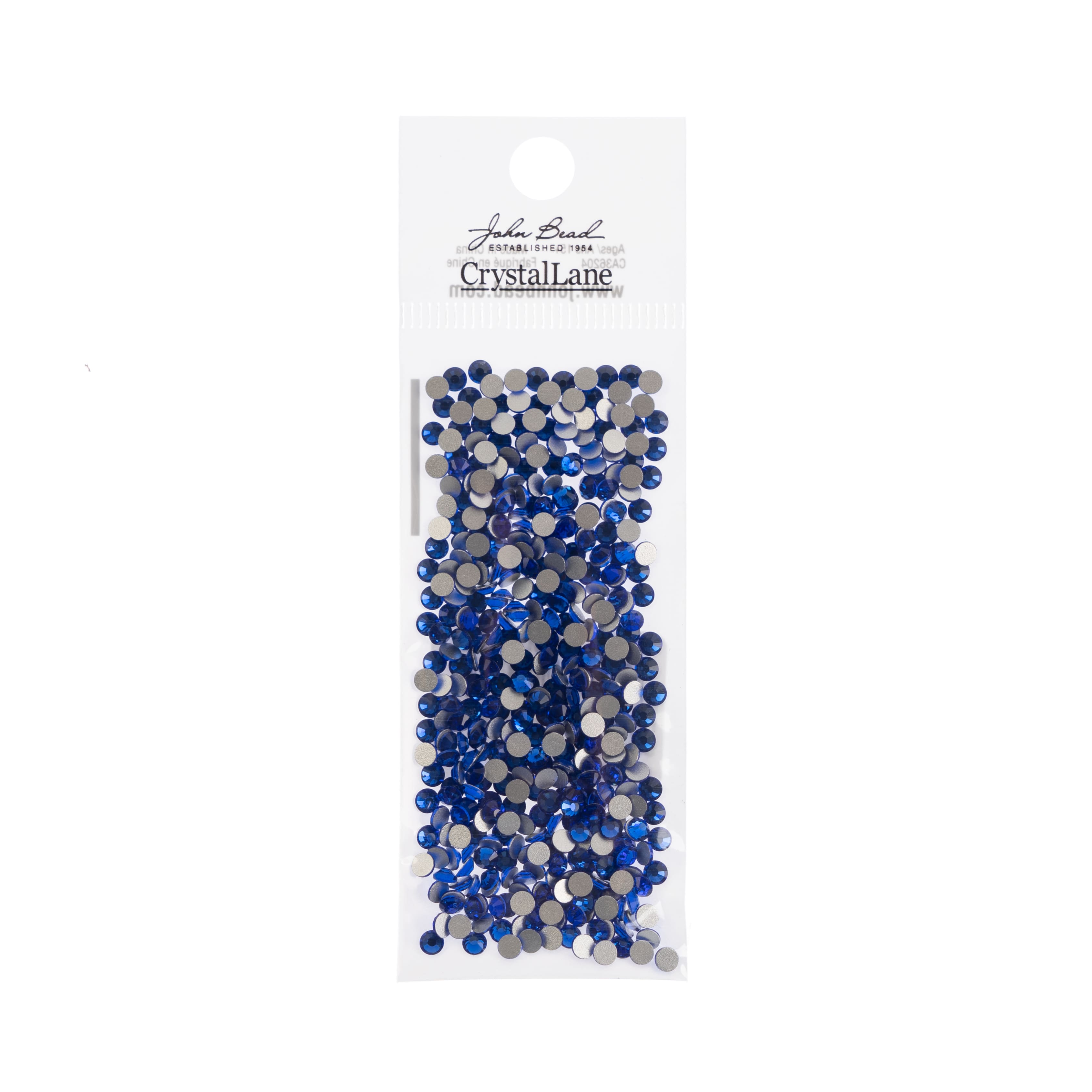 John Bead Crystal Lane SS12 Glass Round Flatback Rhinestones, 432ct.