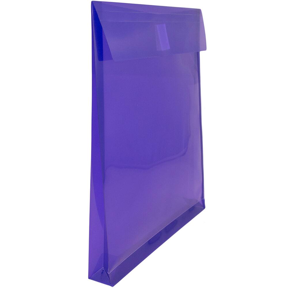 JAM Paper VELCRO® Closure 9.75" x 11.75" Expandable Open End Envelopes