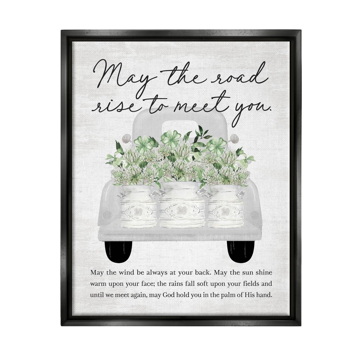Stupell Industries Country Irish Proverb Floater Framed Art