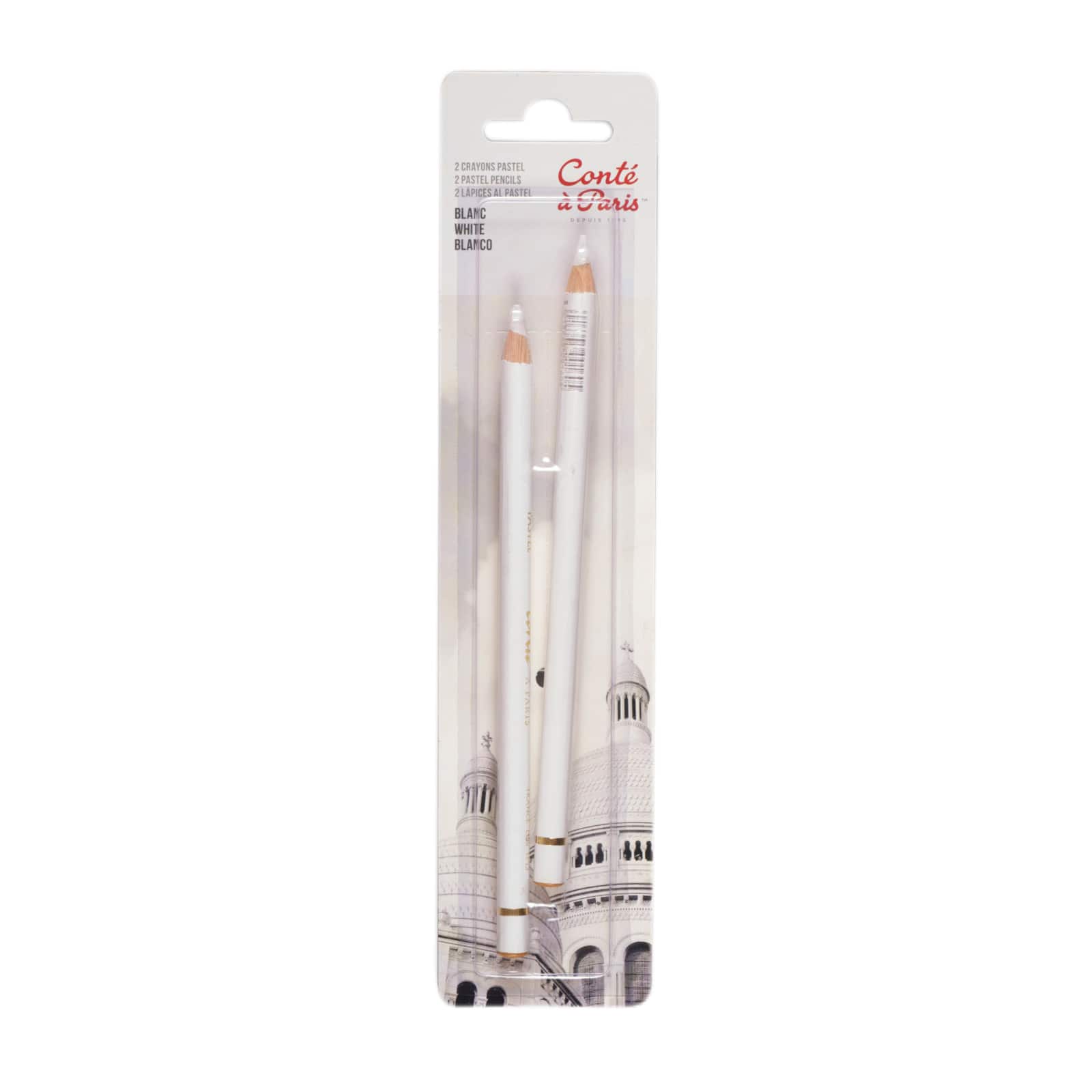 Conté à Paris™ White Pastel Pencil, 2ct.