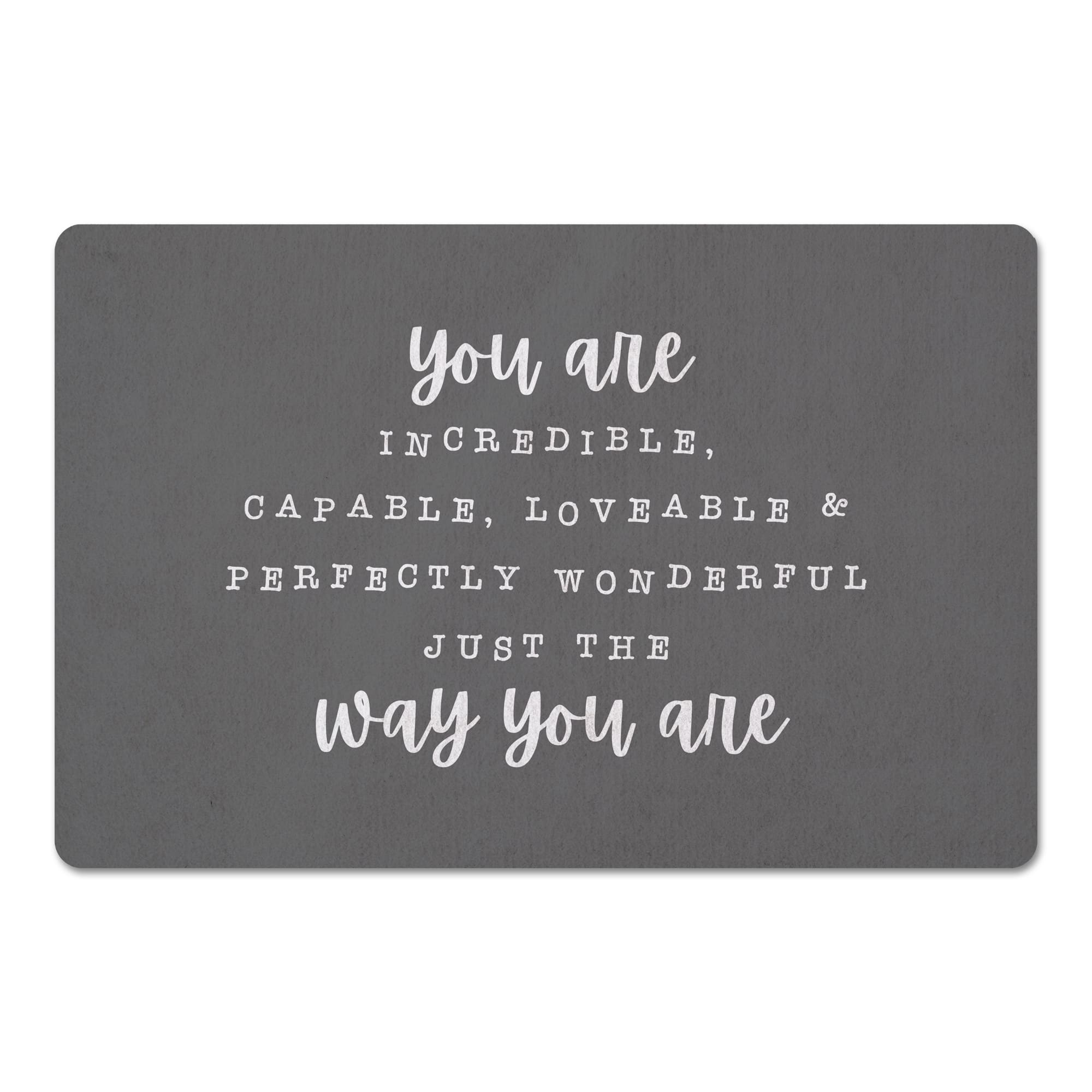 18" x 27" Just the Way You Are Floor Mat