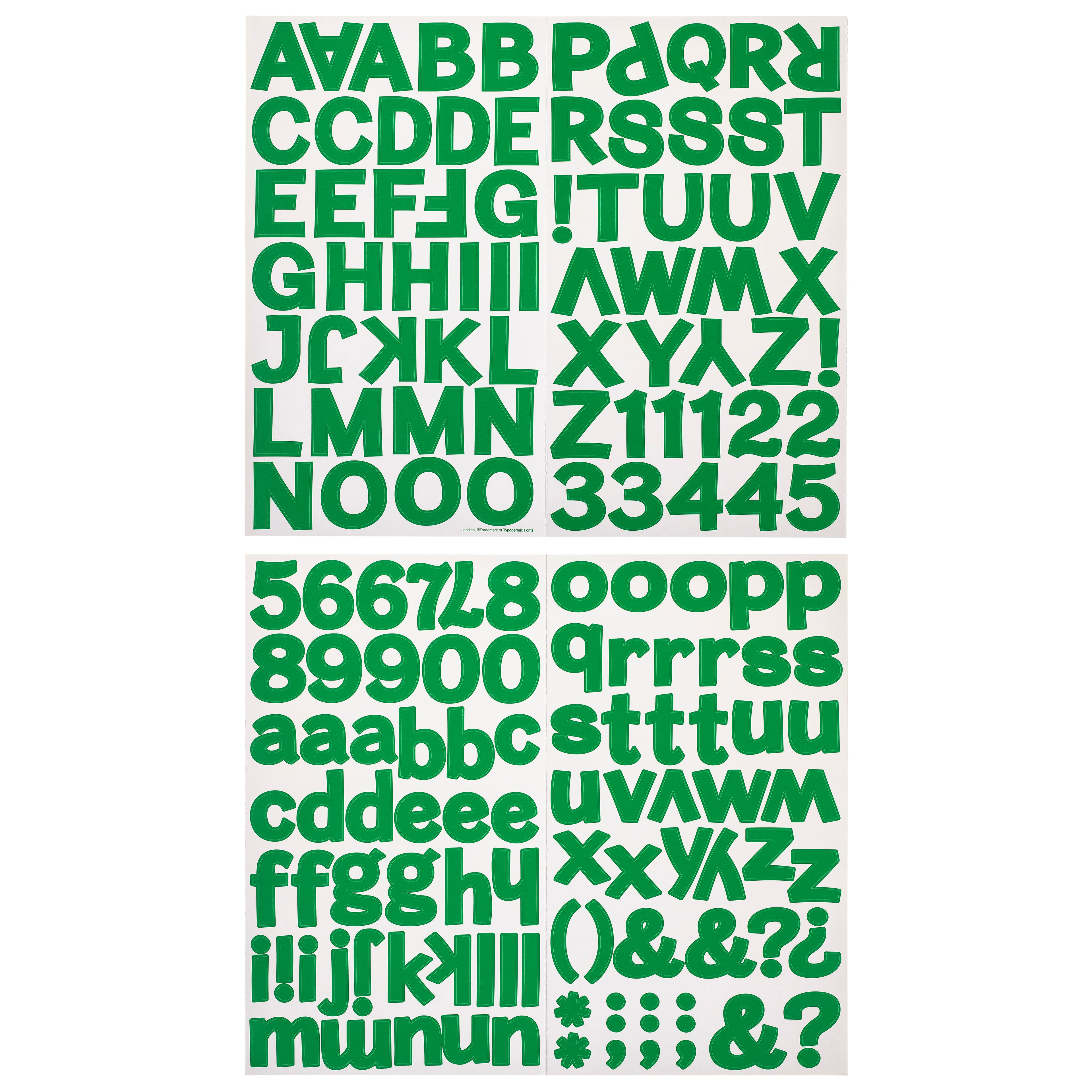 12 Packs: 160 ct. (1,920 total) Block Alphabet Stickers by Recollections™