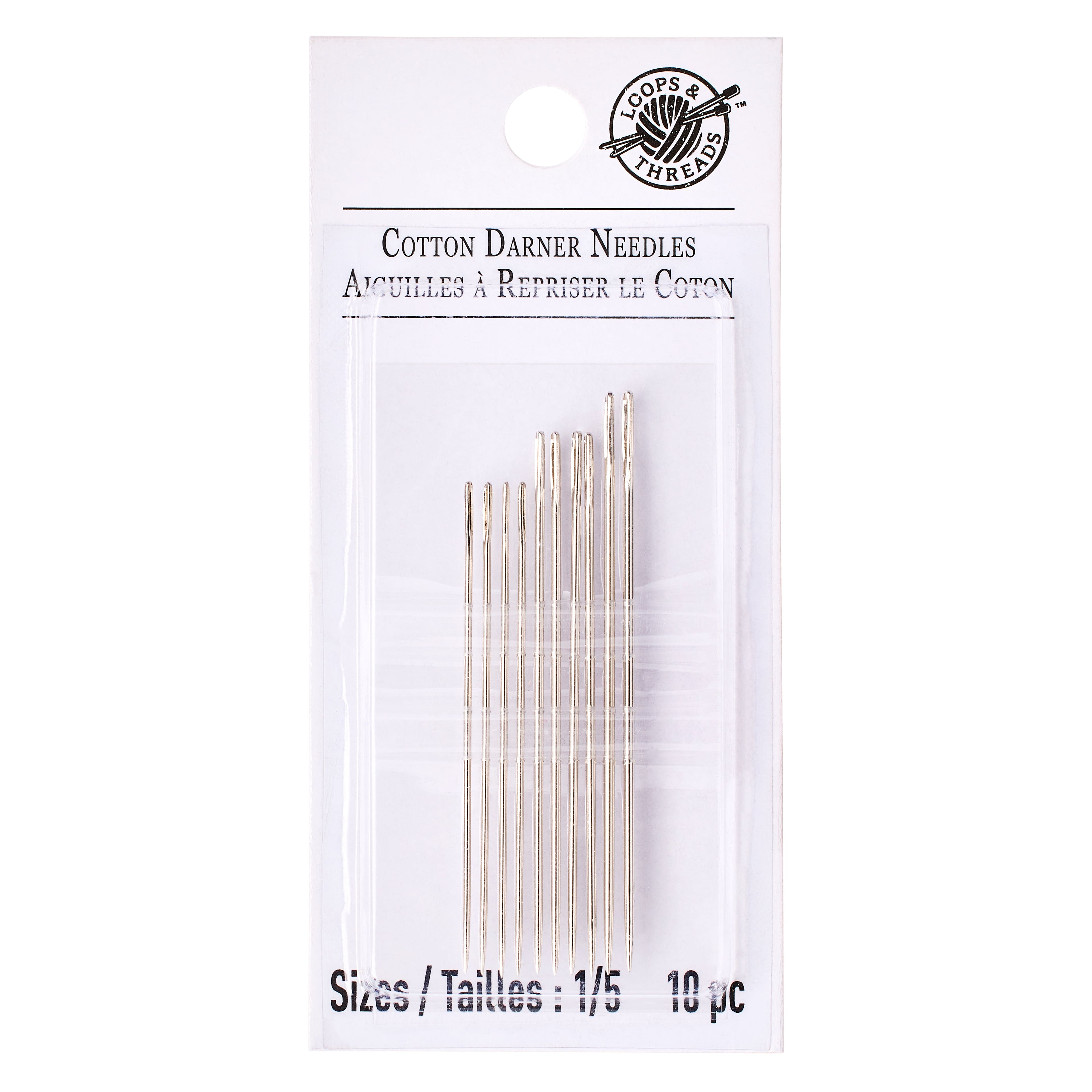 18 Packs: 10 ct. (180 total) Cotton Darners by Loops & Threads™
