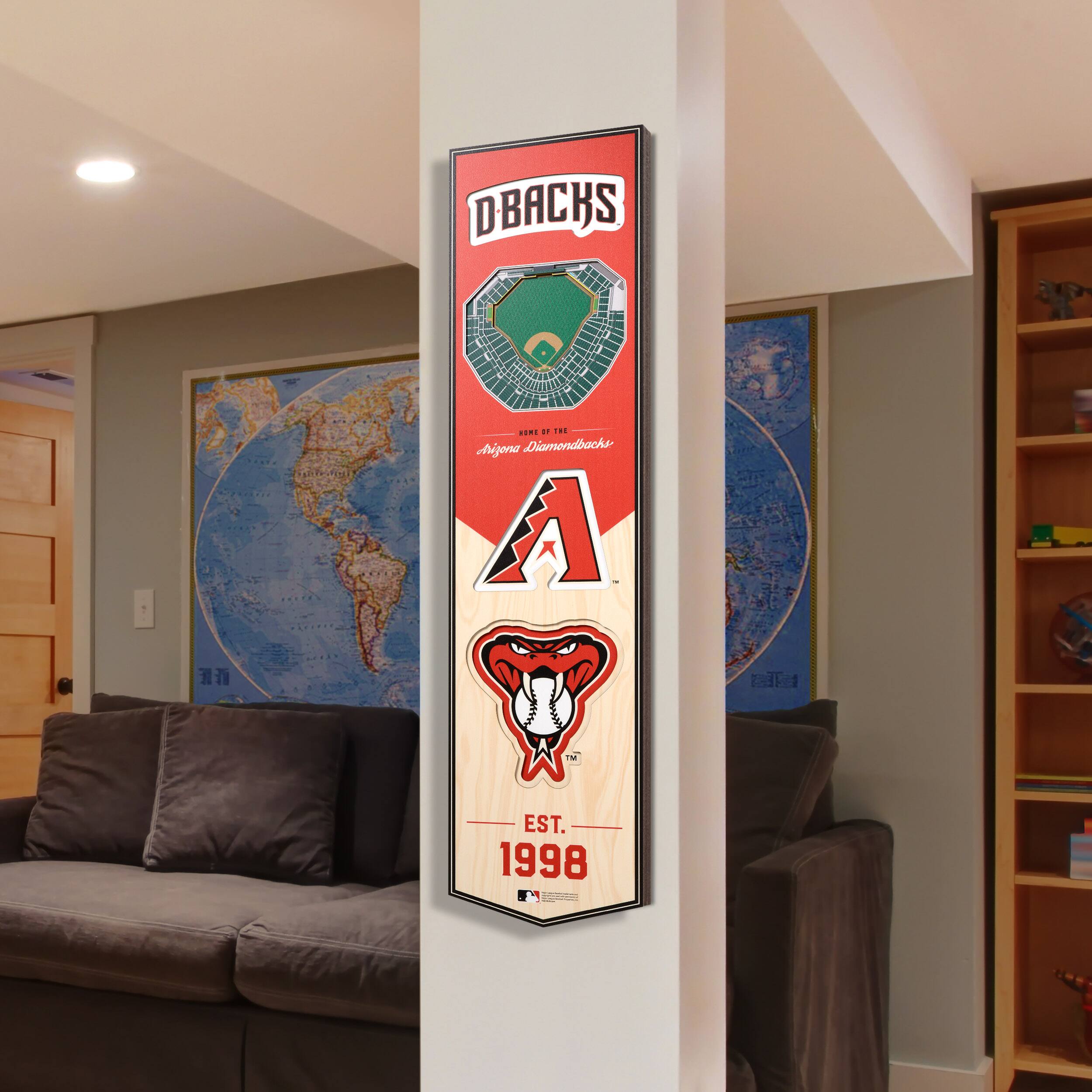 MLB 8" x 32" 3D StadiumView Banner