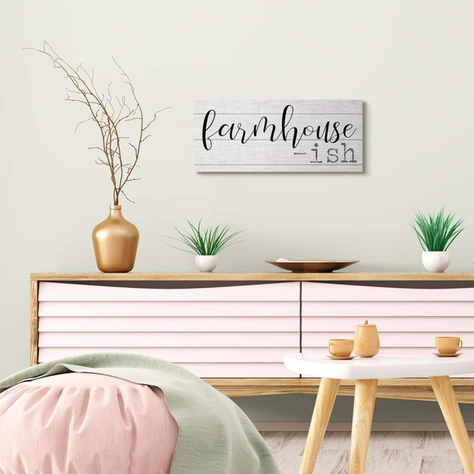 Stupell Industries 24'' Farmhouse-ish Stretched Canvas Wall Art