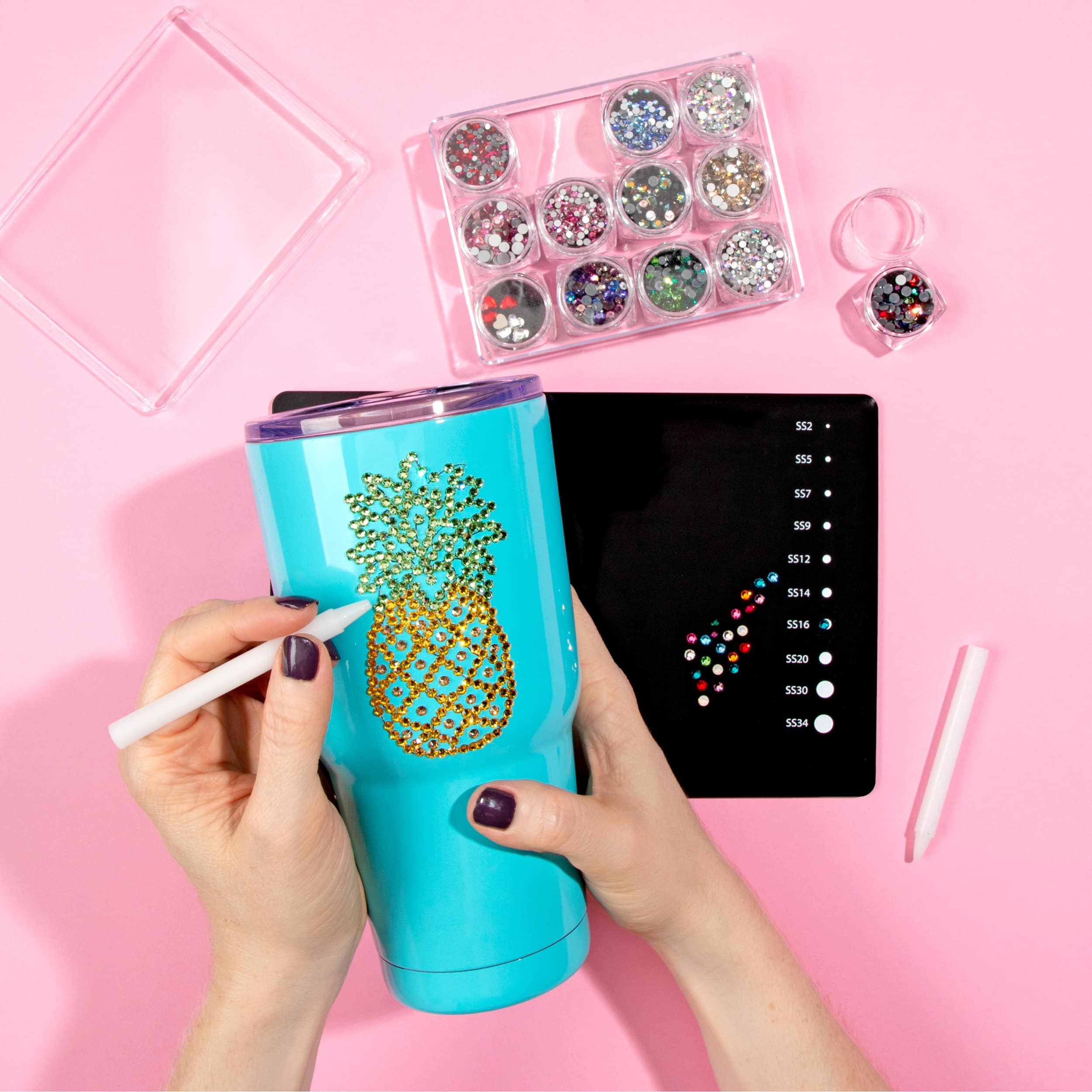 6 Pack: Crystal Radiance Crystal Maker's Silicone Mat by Bead Landing™