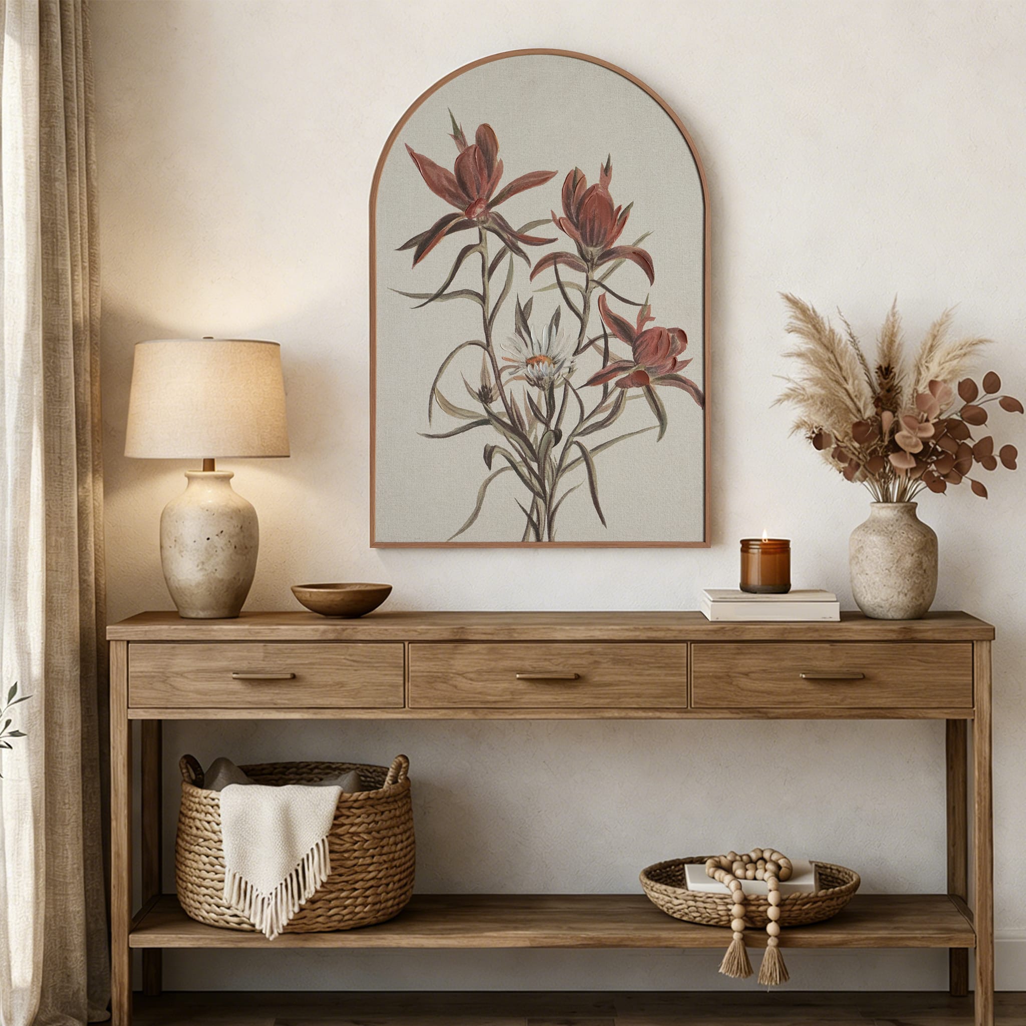 16" x 24" Rosa Blossoms Wall Décor by Ashland®