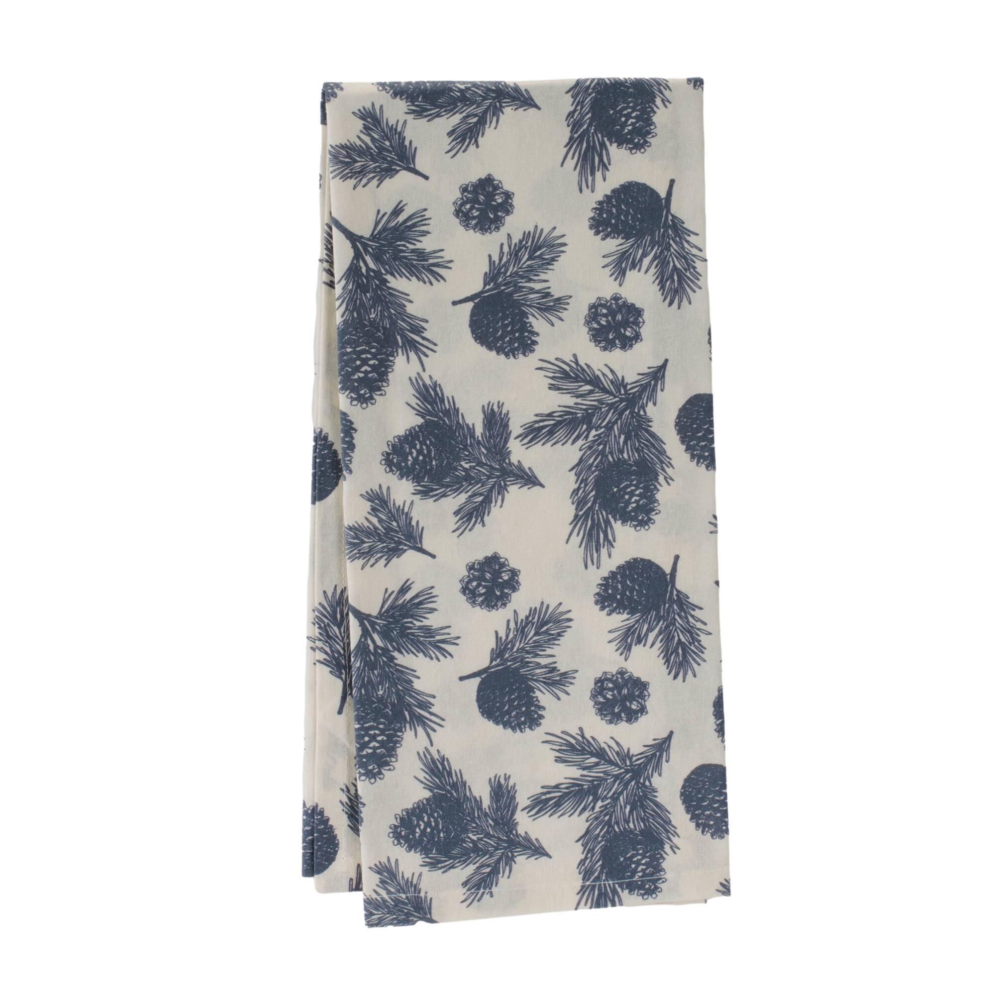 Melrose Pine & Plaid Christmas Tea Towels Set