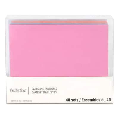 Shimmer Cards & Envelopes by Recollections™, 4.25" x 5.5" image