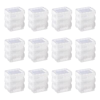 Buy in Bulk - 12 Packs: 3 ct. (36 total) Super Stacker® Clear Bitty ...