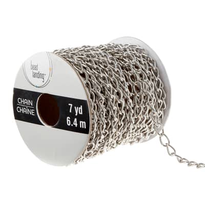 7yd. Curb Chain by Bead Landing™, Color: Rhodium | Michaels
