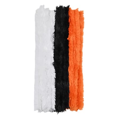 Jumbo Orange, Black & White Chenille Stems, 24ct. by Creatology™