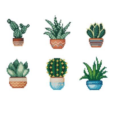 Succulent Diamond Art Kit by Make Market® image
