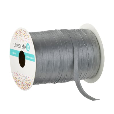 75yd. Silver Metallic Raffia Ribbon By Celebrate It™ | Michaels