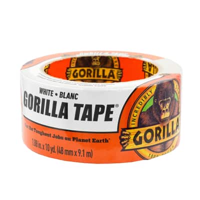 Gorilla Tape® 10yd. Roll, Color: White | Michaels
