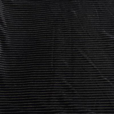 Feldman Black Ribbed Stretch Velvet Fabric | Michaels
