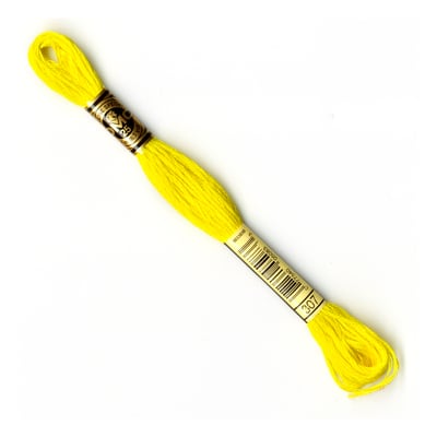 DMC® 6 Strand Embroidery Floss, Yellow image
