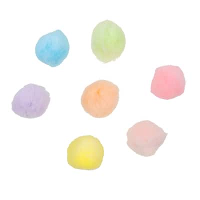 1" Pastel Pom-Poms by Creatology™ image
