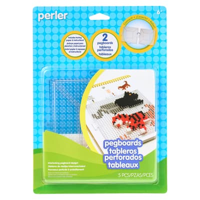Perler® Large Clear Pegboards 2-pk. image