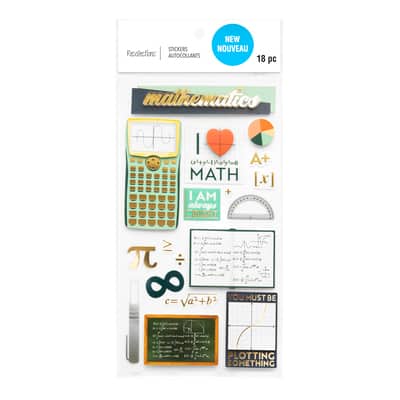 Math Dimensional Stickers by Recollections™ | Michaels