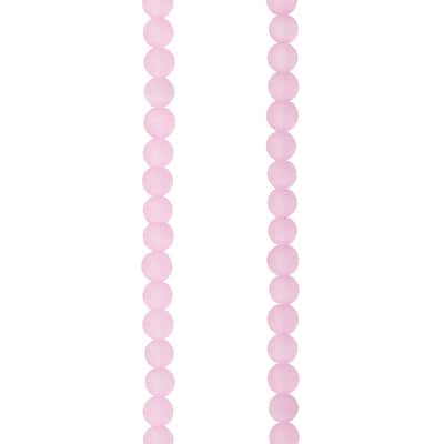 Pink Cat's Eye Round Glass Beads, 4mm by Bead Landing™