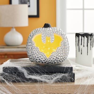 Rhinestone Bat Pumpkin | Projects | Michaels