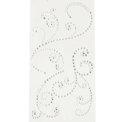 Buy in Bulk - 12 Packs: 3 ct. (36 total) Large Clear Flourish Adhesive ...