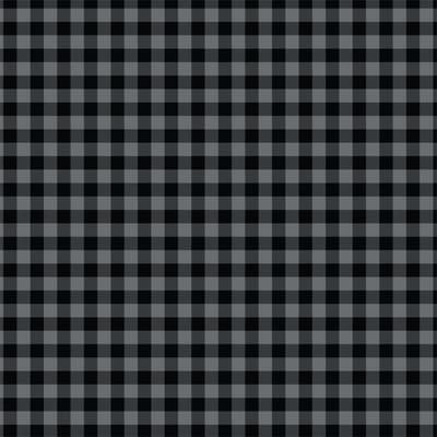 Eugene Textiles Gray Plaid Print Craft Fabric image