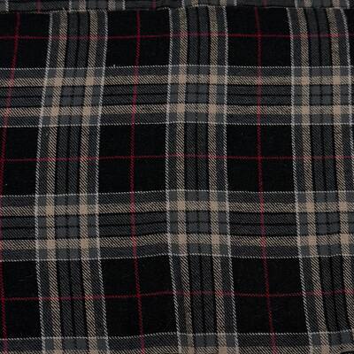 Feldman Edward Black Plaid Yarn-Dyed Cotton Flannel Fabric | Michaels