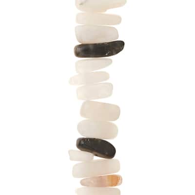 Black & White Rutilated Quartz Chip Beads by Bead Landing™ image