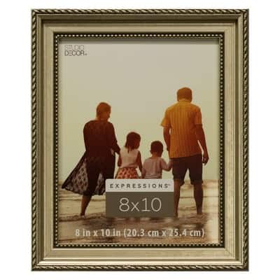 Expressions™ Silver Ornate Frame by Studio Décor®, Size: 8