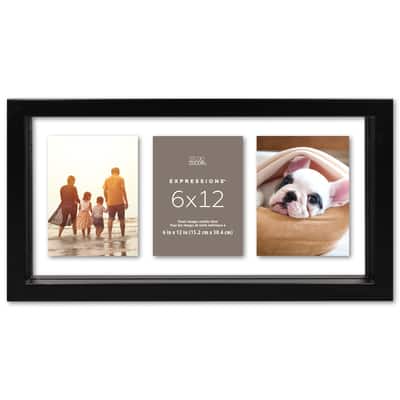 Expressions™ 6" x 12" Black Float Frame by Studio Décor® image