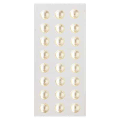10mm Faux Pearl White Stickers by Recollections™ image