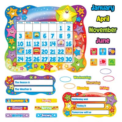 Trend Enterprises Star Calendar Bulletin Board Set | Michaels
