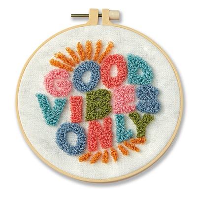 Good Vibes Punch Needle Kit by Loops & Threads® | Michaels