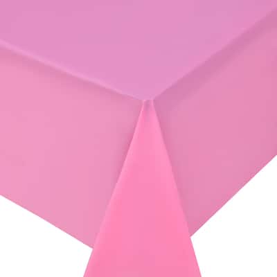 54" x 108" Solid Plastic Table Cover by Celebrate It™  image